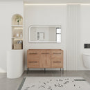 48" Freestanding Bathroom Vanity With Soft-Close Cabinet Door and 4 Drawers by HouseOfZazla