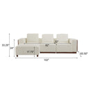 Chita Modular Sectional Sofa With Larger Seats by HouseOfZazla