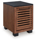 Kallari - Chair Side End Table - Warm Brown / Black by Unique Piece Furniture