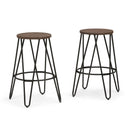 Simeon - Multifunctional Metal Stool With Wood Seat by Unique Piece Furniture