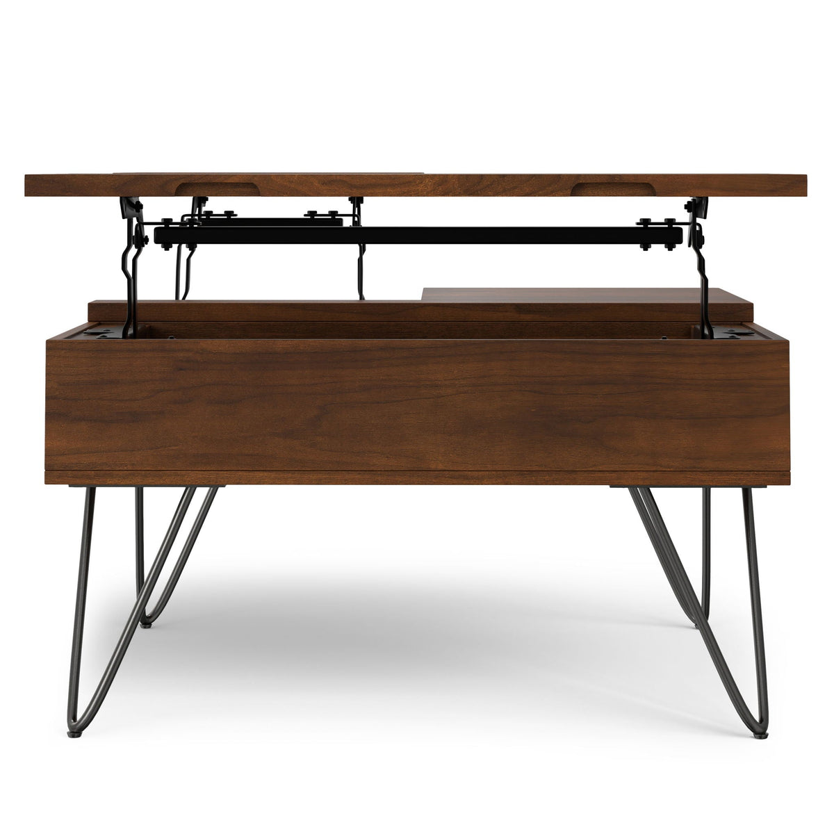 Hunter - Square Lift Top Coffee Table - Walnut, photo 7 of 8