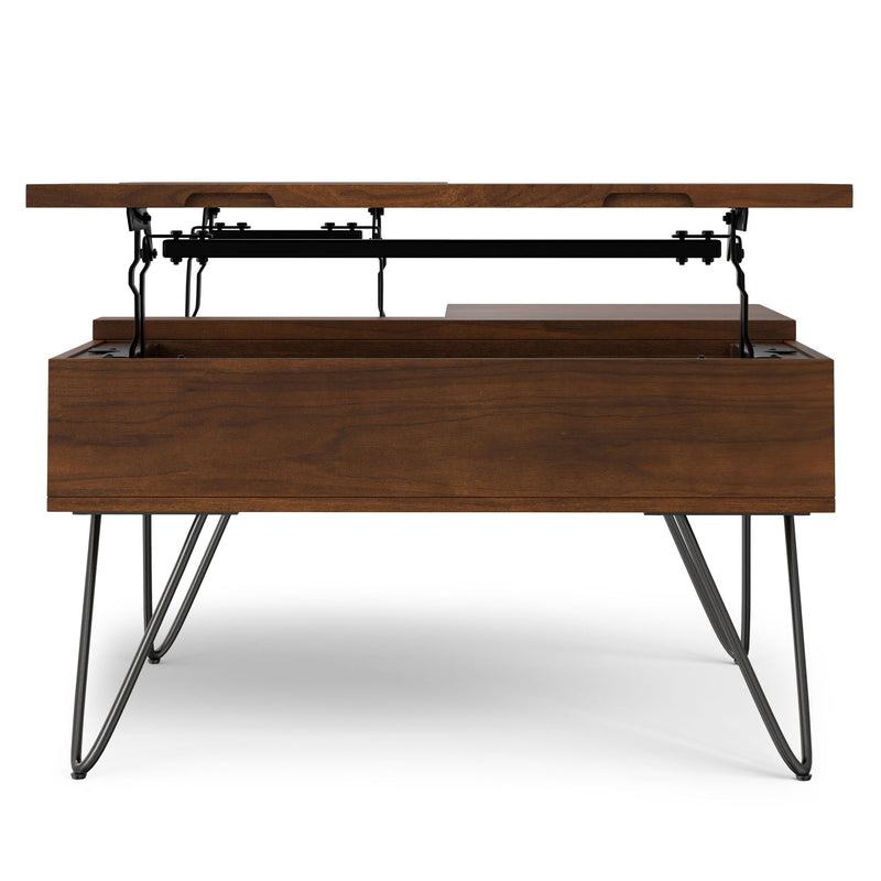 Hunter - Square Lift Top Coffee Table - Walnut, photo 7 of 8