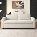 Sleeper Sofa Loveseat Sofa With Full Size Mattress, 2 USB Ports, 2 Cup Holders, 2 Side Pockets And Phone Holder by HouseOfZazla