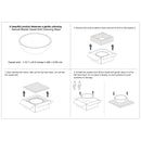 Bathroom Vessel Sink, Circular Design
