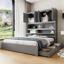 Platform Bed With USB, Storage Headboard & Drawers by Unique Piece Furniture