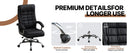 Executive Office Chair - High Back PU Leather Ergonomic Design