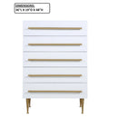 Contemporary 5 Drawer Chest For Bedroom by HouseOfZazla