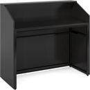 Modern Reception Desk, Front Desk Table With Cable Grommet & Privacy Panels by HouseOfZazla