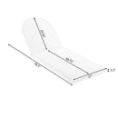 Outdoor Rope Chaise Lounge Set with Adjustable Backrest and Teak Look Side Table by HouseOfZazla