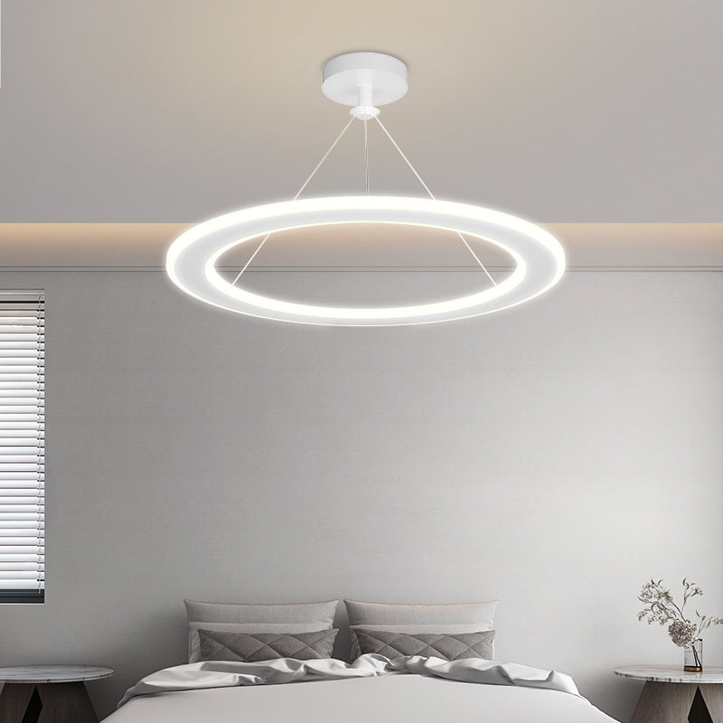 Simple Modern Circular Bedroom Study Chandelier, photo 4 of 10