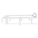 Threepio - Adjustable Bed Base With Ergonomic Support And Wireless Remote Control