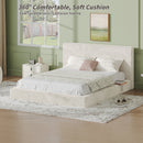 AirFrame Queen Bed Frame with Adjustable Sliding Side Table