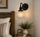 Antique Bell Glass Wall Sconces by The Lamp Goods