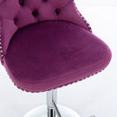 Swivel Adjustable Height Barstools Set of 2 by HouseOfZazla