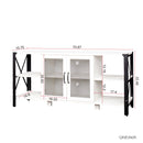 Industrial TV Stand for Living Room and Bedroom