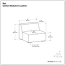 Rex - Center Sofa Module by HouseOfZazla