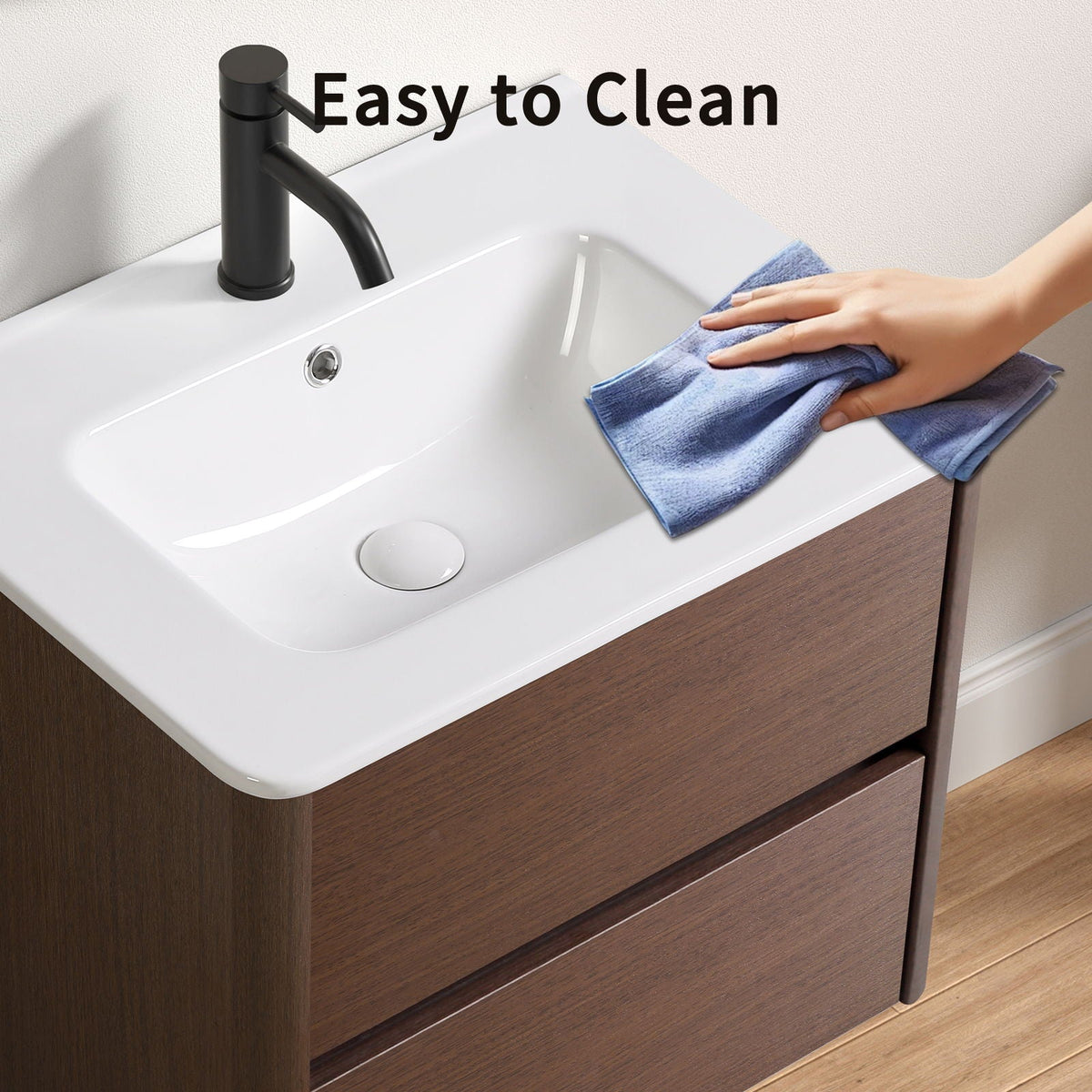 Vessel Sink Top With Overflow Drain - Milk White, photo 6 of 8