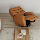 Oslo Antelope - Swivel Glider Recliner With Manual Footrest