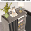 5 Tiers Shoe Storage Organizer With Doors by HouseOfZazla