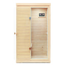 Hemlock Mini 1 Person Far Infrared Door Indoor Sauna Room by HouseOfZazla