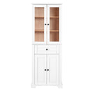 Bathroom Storage Cabinet, Adjustable Shelves & Drawer, Freestanding Tower by Unique Piece Furniture
