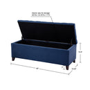 Shandra - Tufted Top Soft Close Storage Bench by Unique Piece Furniture