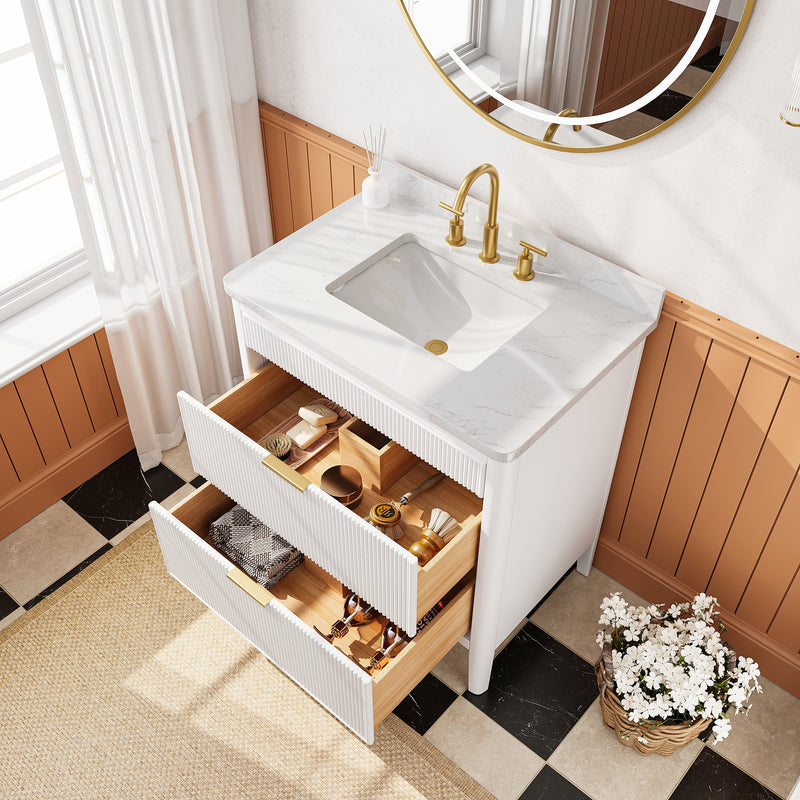 Fully Assembled 30'' Bathroom Vanity, photo 7 of 10