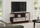 Contemporary TV Stand Console with Storage and Wire Management by HouseOfZazla