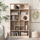Furniture Style Cat Bookcase Cat Tree Shelves - Natural by HouseOfZazla