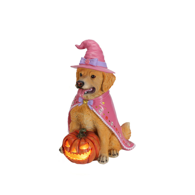 Halloween Golden Retriever Dog Statue, photo 7 of 10