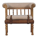 Strapped Hallway Bench by HouseOfZazla