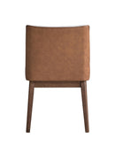 Ginny - Boucle Velvet Side Chair (Set of 2) - Walnut by HouseOfZazla