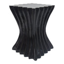 Outdoor Side Table, Wave Design End Table