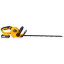 20V Cordless Hedge Trimmer, 22 Inch Steel Blade