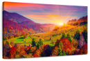 Mountain Autumn Sunrise Wall Art