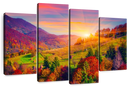 Mountain Autumn Sunrise Wall Art