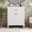 Bathroom Vanity With Ceramic Basin, Soft Close Door And Adjustable Shelves by HouseOfZazla