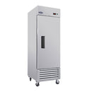 Commercial Freezer 23 Cu.Ft With 1 Solid Door Reach-In Freezers Stainless Steel Etl Approved Upright Freeze Storage - Silver by HouseOfZazla