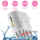 2 IN 1 Electric Scalp Massager And Hair Oil Applicator For Essential Oil Hair Growth Treatment Type-C Rechargeable IPX5 Waterproof Red Light Therapy V