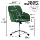 Adjustable Ergonomic Office Chair, Swivel Backrest Seat by Unique Piece Furniture