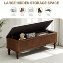 50.8-Inch Multi-Functional Storage Ottoman Bench by HouseOfZazla