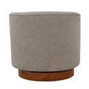 Miramar - Swivel Barrel Chair With Wooden Base by HouseOfZazla