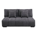 Chosen - Sectional Sofa With Toss Pillows With 2 Chaises With Ottoman - Gray by HouseOfZazla