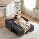 Loveseat Sofa Bed, Pull - Out Couch Sleeper & 2 Pillows by Unique Piece Furniture