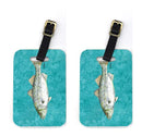 Striped Bass Fish Luggage Tag