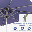 Rectangle Patio Umbrella with Crank Lift and Tilt Function by HouseOfZazla