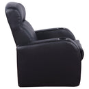 Greenfield - 3 Seater Home Theater With Storage - Black