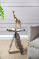 Leaf Side Table - Silver by HouseOfZazla