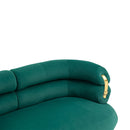 Accent Chair, leisure chair with Golden feet