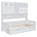 Daybed With All-In-One Cabinet And Shelf by Unique Piece Furniture